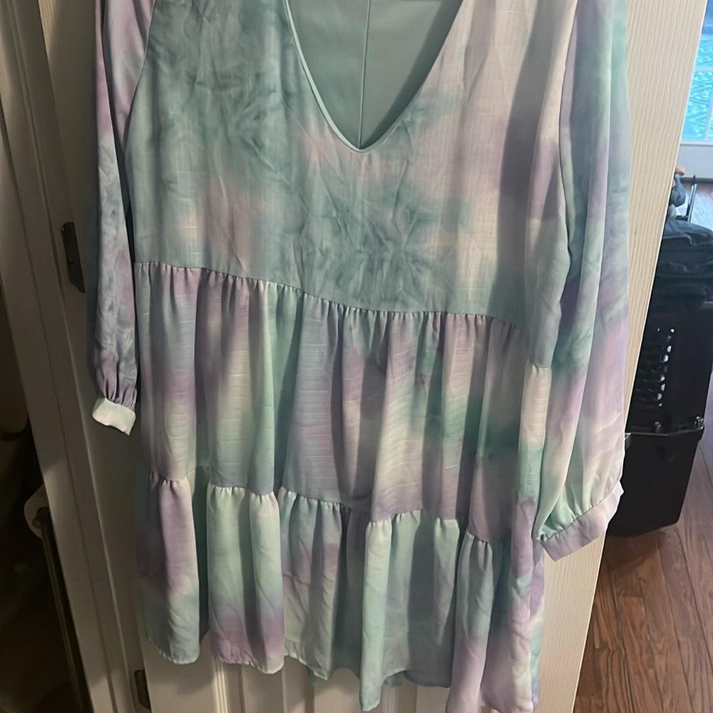Nice multi color boho dress